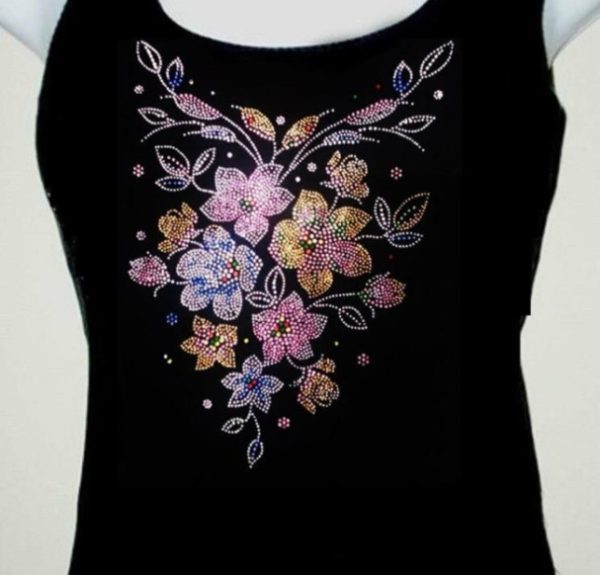 rhinestone tank topshop